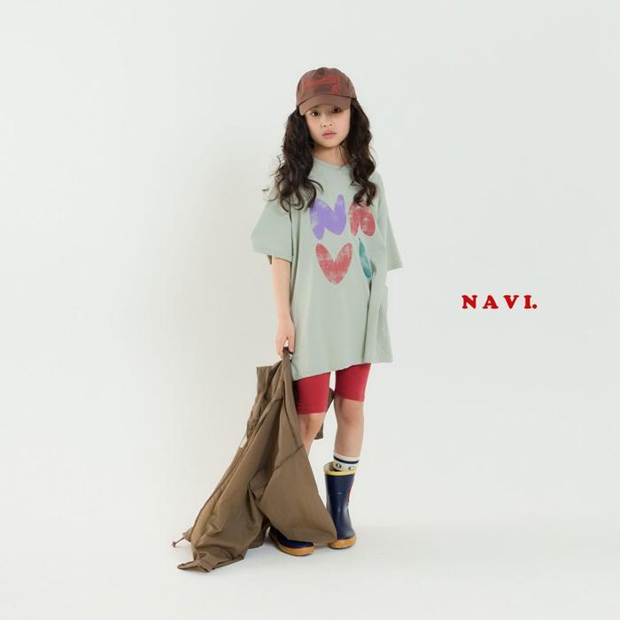 【90-155】韓國童裝 NAVI 夏季商品 NAVI 字母上衣