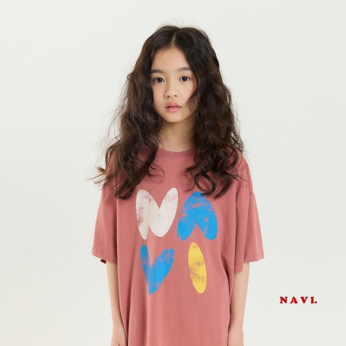 【90-155】韓國童裝 NAVI 夏季商品 NAVI 字母上衣