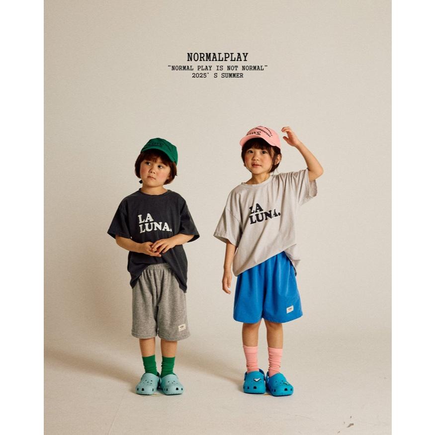 【80-120】韓國童裝 NORMALPLAY 夏季商品 英文標語上衣