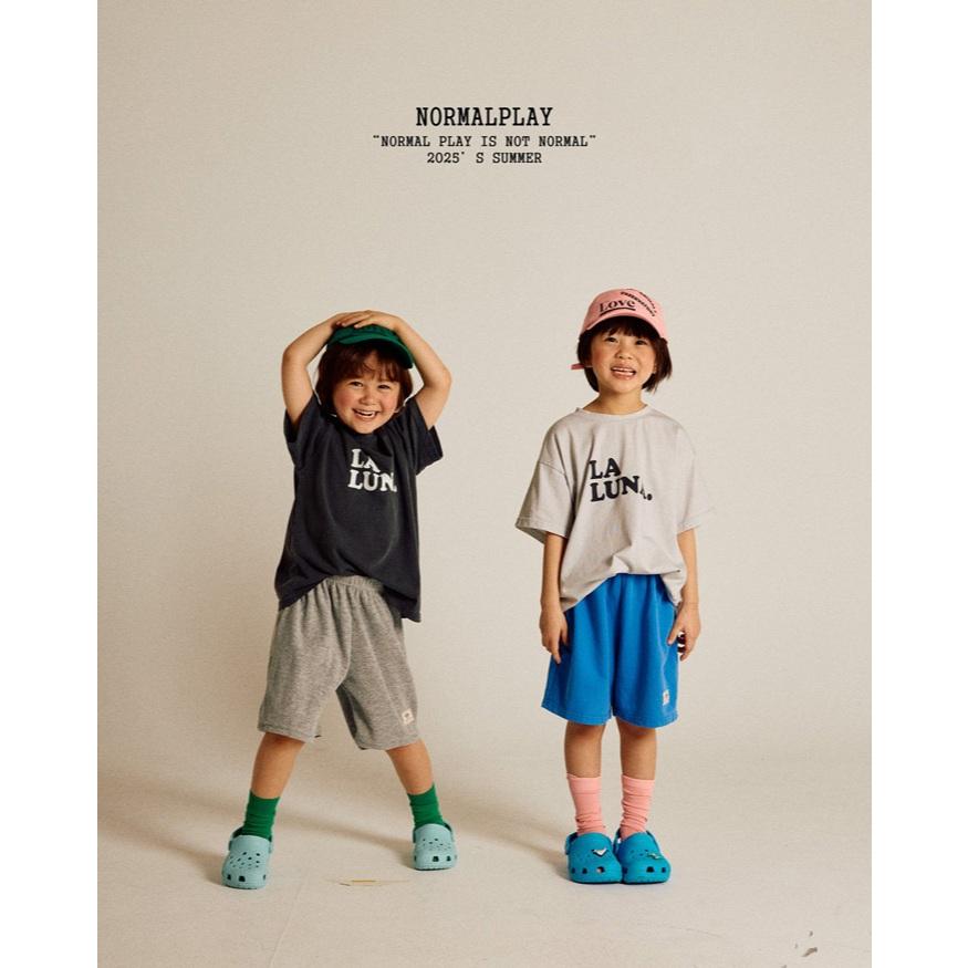 【80-120】韓國童裝 NORMALPLAY 夏季商品 英文標語上衣