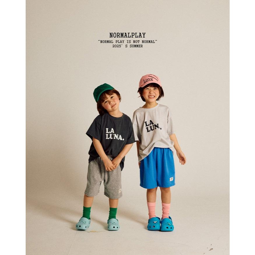 【80-120】韓國童裝 NORMALPLAY 夏季商品 英文標語上衣
