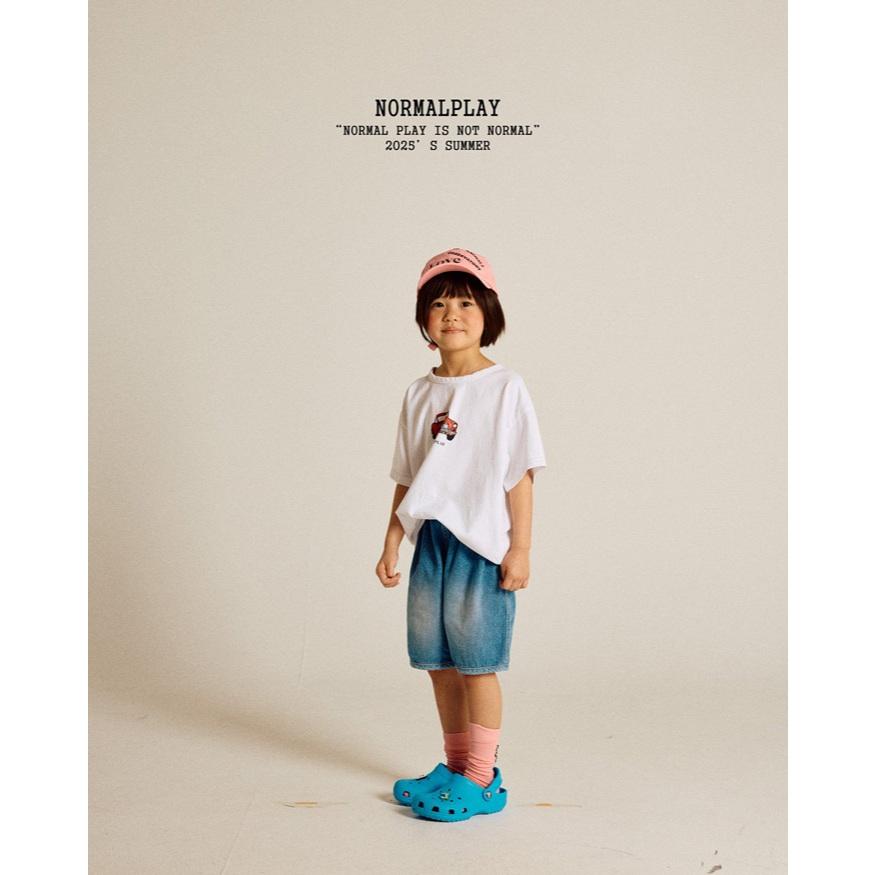 【80-120】韓國童裝 NORMALPLAY 夏季商品 復古車上衣