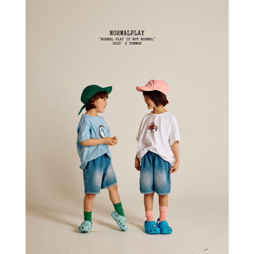 【80-120】韓國童裝 NORMALPLAY 夏季商品 復古車上衣