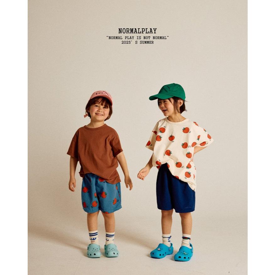 【80-120】韓國童裝 NORMALPLAY 夏季商品 番茄滿版上衣