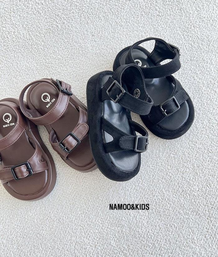 【14-22】韓國童裝 NAMOO 夏季商品 可調式雙帶涼鞋