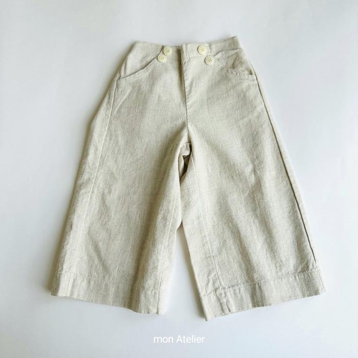 【90-130】韓國童裝 CY 夏季商品 簡約挺版寬褲