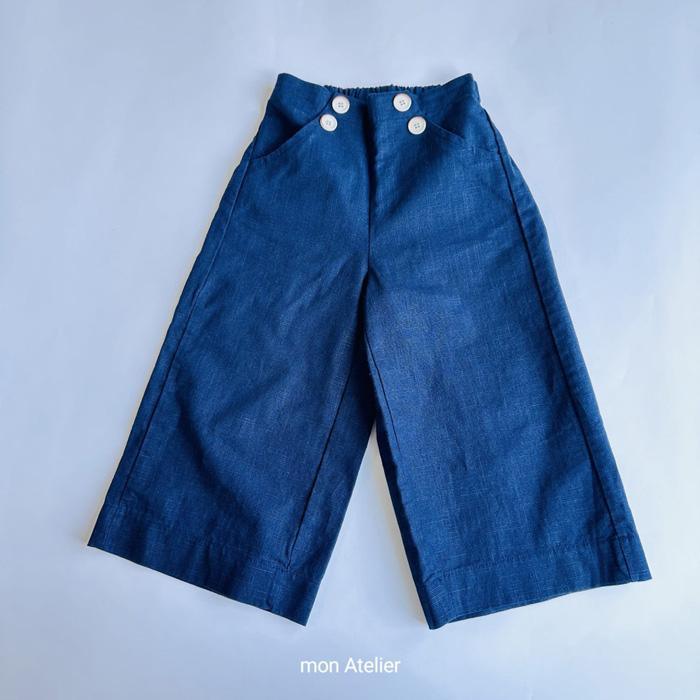 【90-130】韓國童裝 CY 夏季商品 簡約挺版寬褲