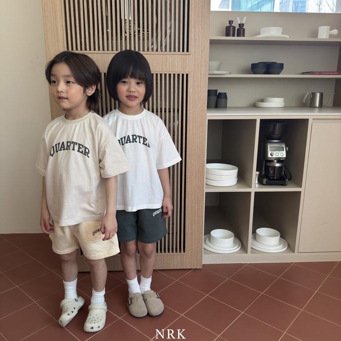 【80-150】韓國童裝 NRK 英文標語休閒套裝