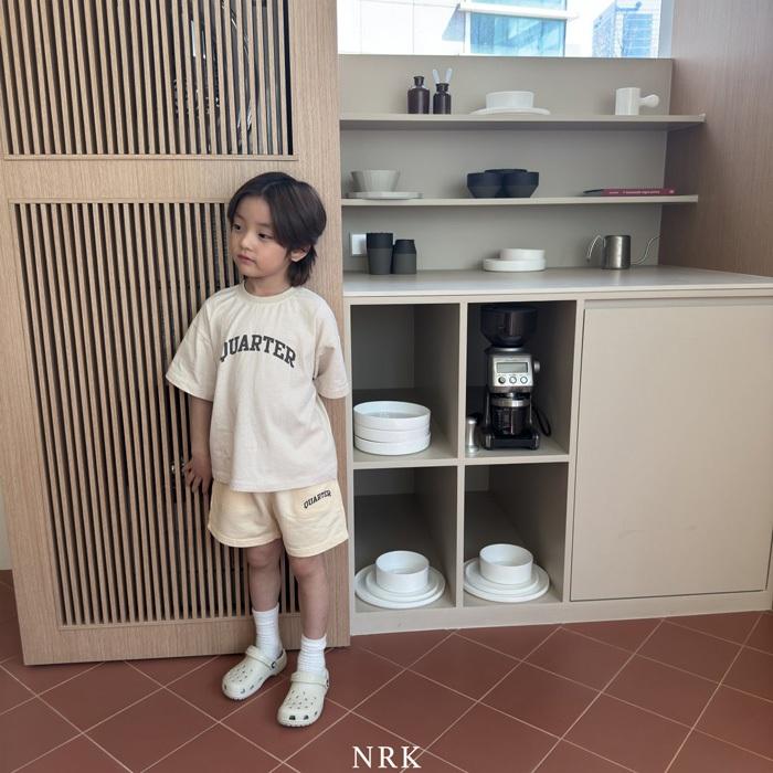 【80-150】韓國童裝 NRK 英文標語休閒套裝