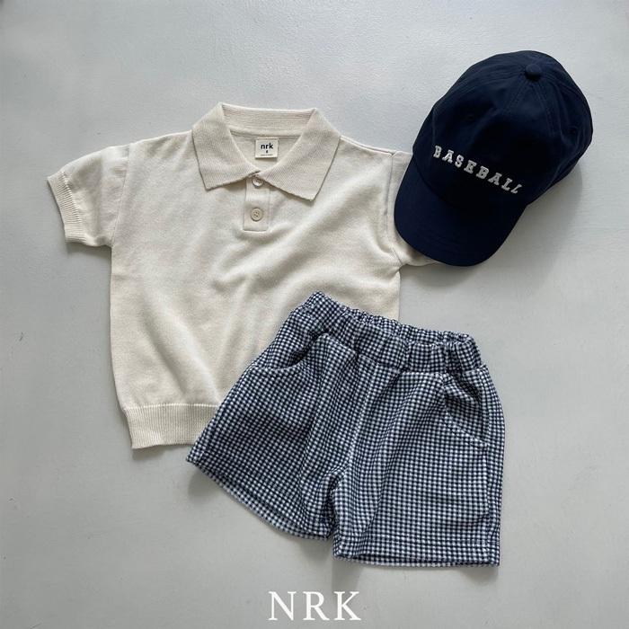 【80-150】韓國童裝 NRK SWEET 格紋短褲