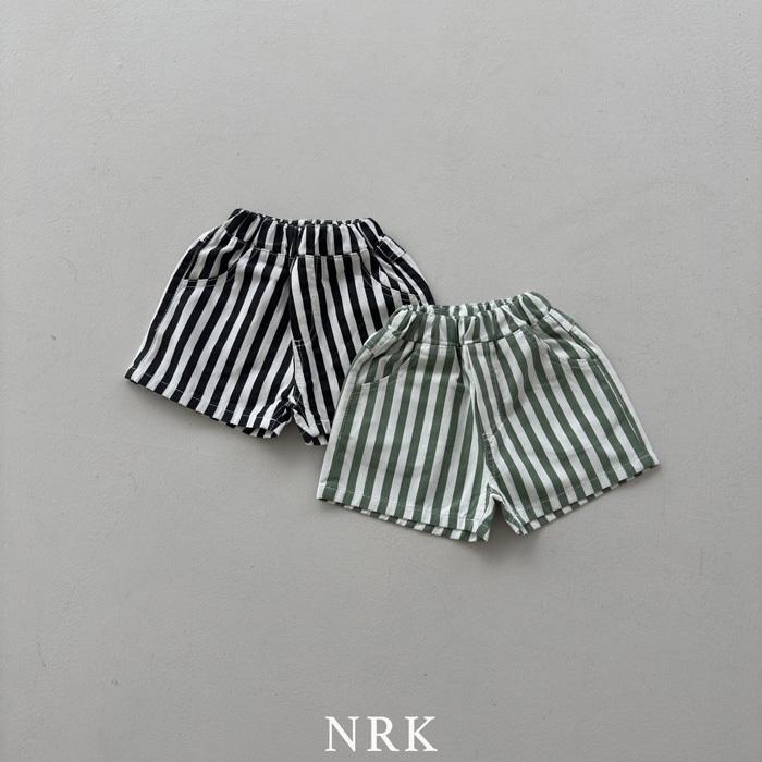 【80-150】韓國童裝 NRK 直條紋短褲