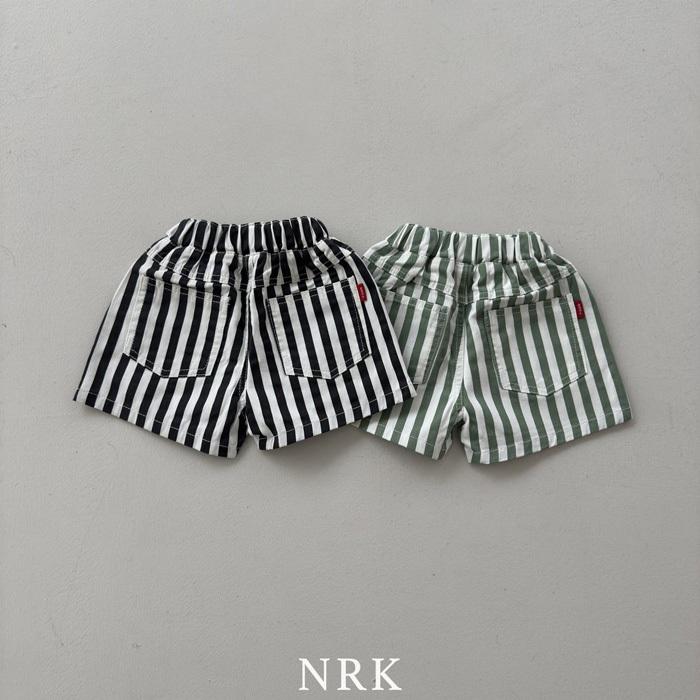 【80-150】韓國童裝 NRK 直條紋短褲