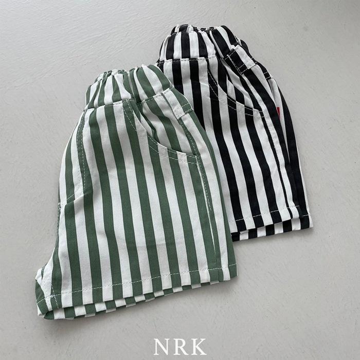 【80-150】韓國童裝 NRK 直條紋短褲