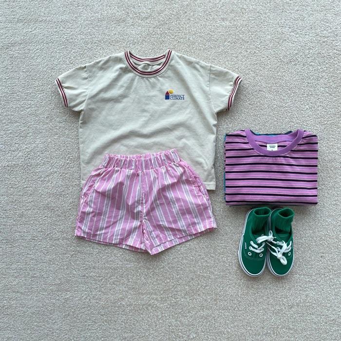 【90-140】韓國童裝 MIDDLENAME 夏季商品 圖標滾邊上衣