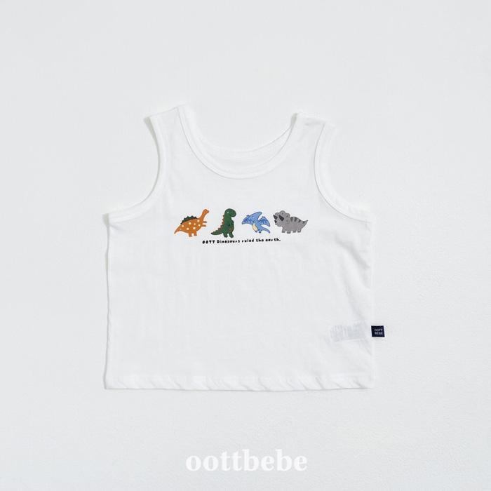 【80-120】韓國童裝 oottbebe 夏季商品 恐龍背心