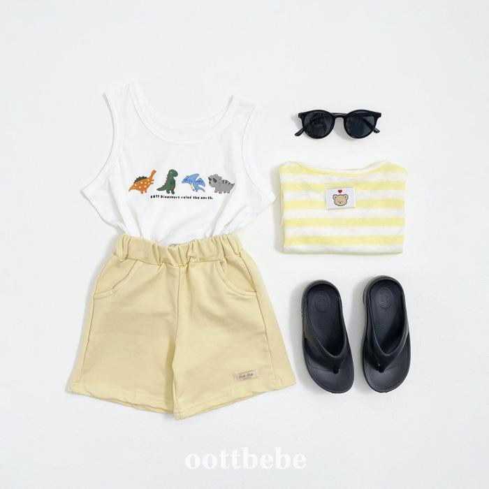 【80-120】韓國童裝 oottbebe 夏季商品 恐龍背心