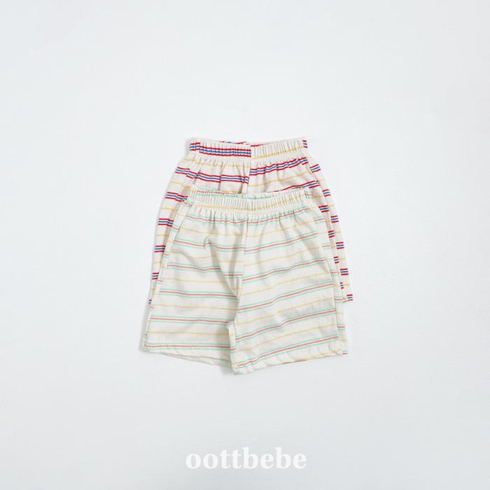 【80-120】韓國童裝 oottbebe 夏季商品 條紋套裝