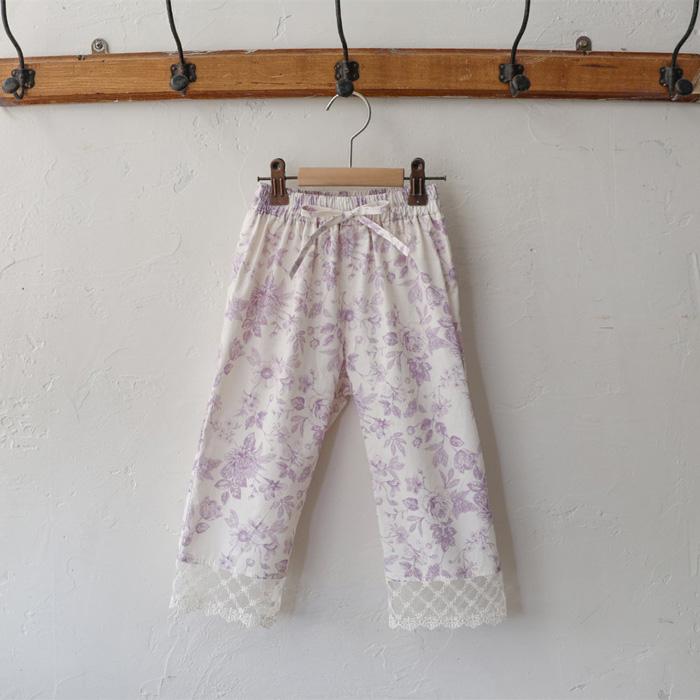 【80-130】韓國童裝 FLO 夏季商品 花卉蕾絲褲