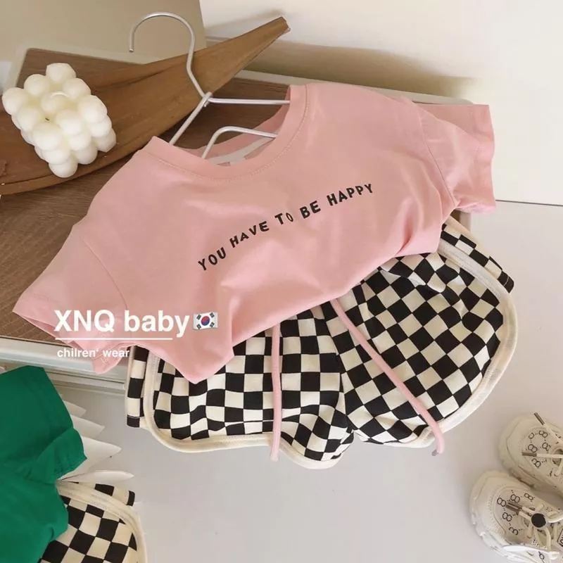 女童字母運動套裝