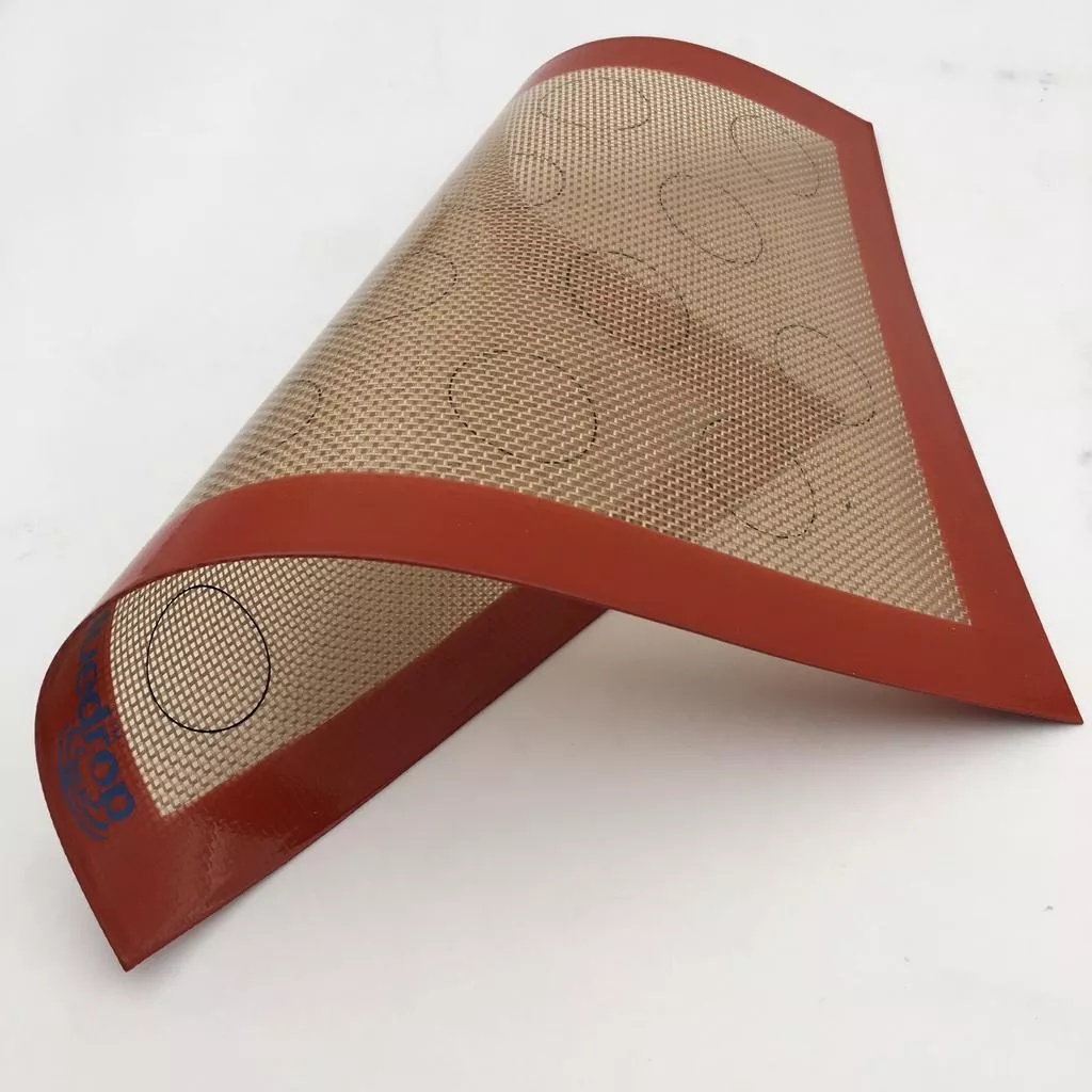 Amy烘焙網：藍點迷你馬卡龍矽膠墊/烤盤墊餅乾模/小烤箱適用/新手練習