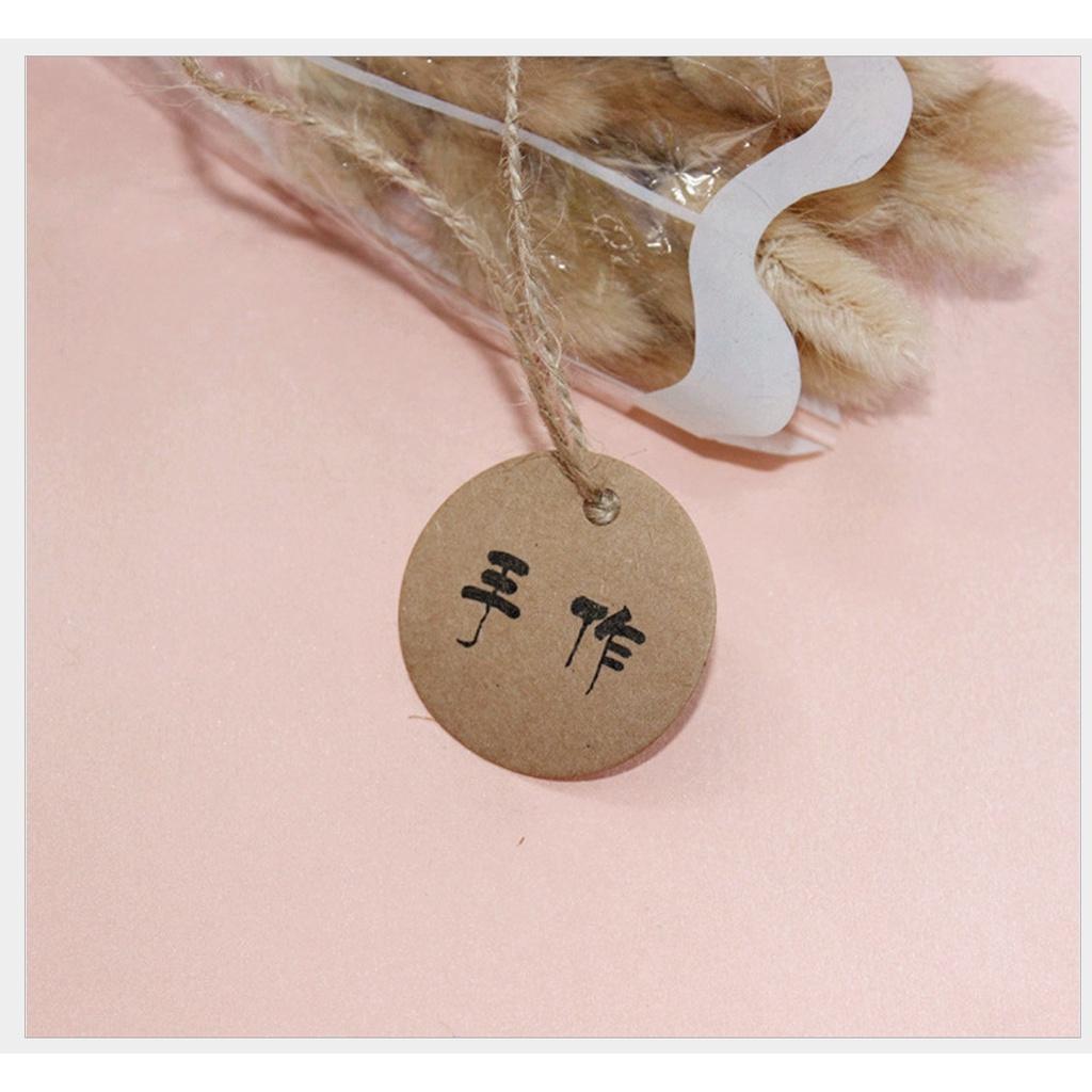 Amy烘焙網:50入/牛皮色復古裝飾標籤吊牌/包裝袋裝飾吊卡/禮盒包裝裝飾吊卡/甜點手工皂標籤不含繩