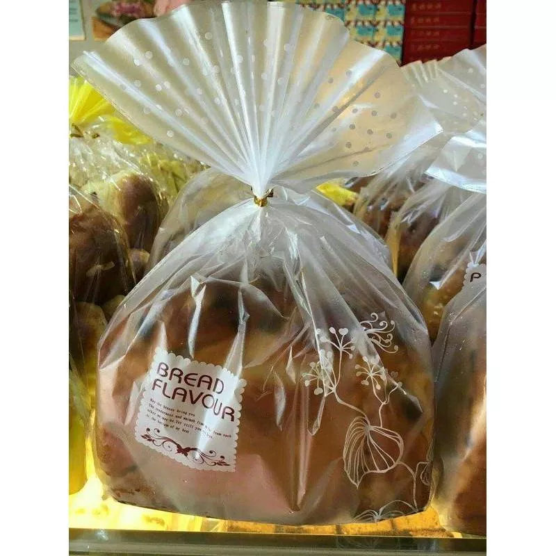 Amy烘焙網：100入/霧面磨砂英文12兩土司包裝袋/立體底450g土司袋/土司大包裝袋