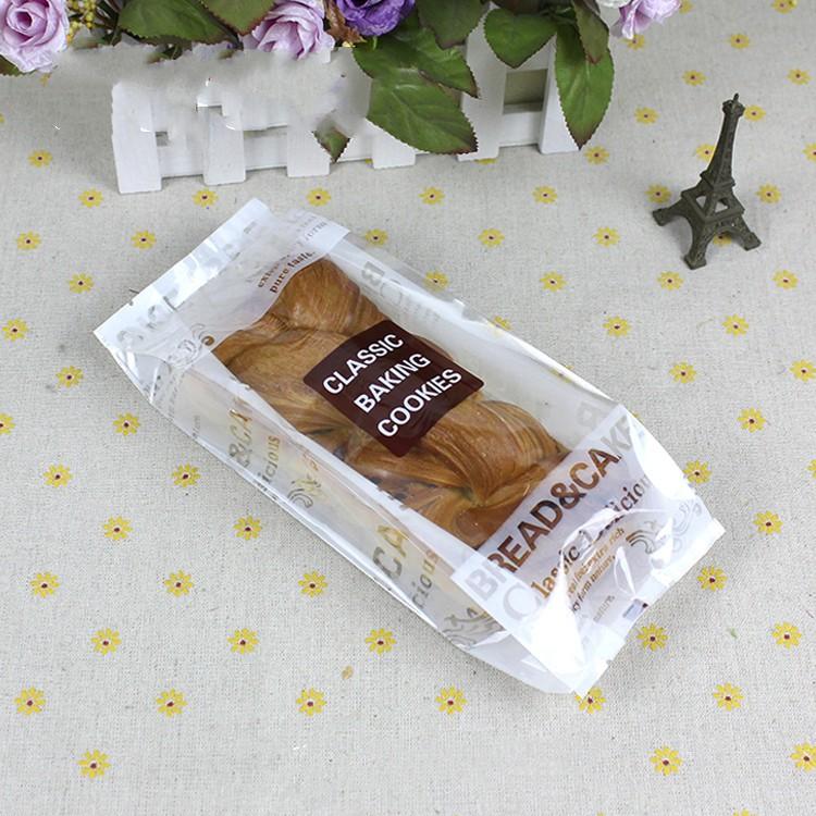 Amy烘焙網:50入/25x9cm加厚立體側邊複合式蛋糕餅乾封口袋/食品熱封袋/麵包包裝袋/月餅封口袋/雪花酥包裝袋