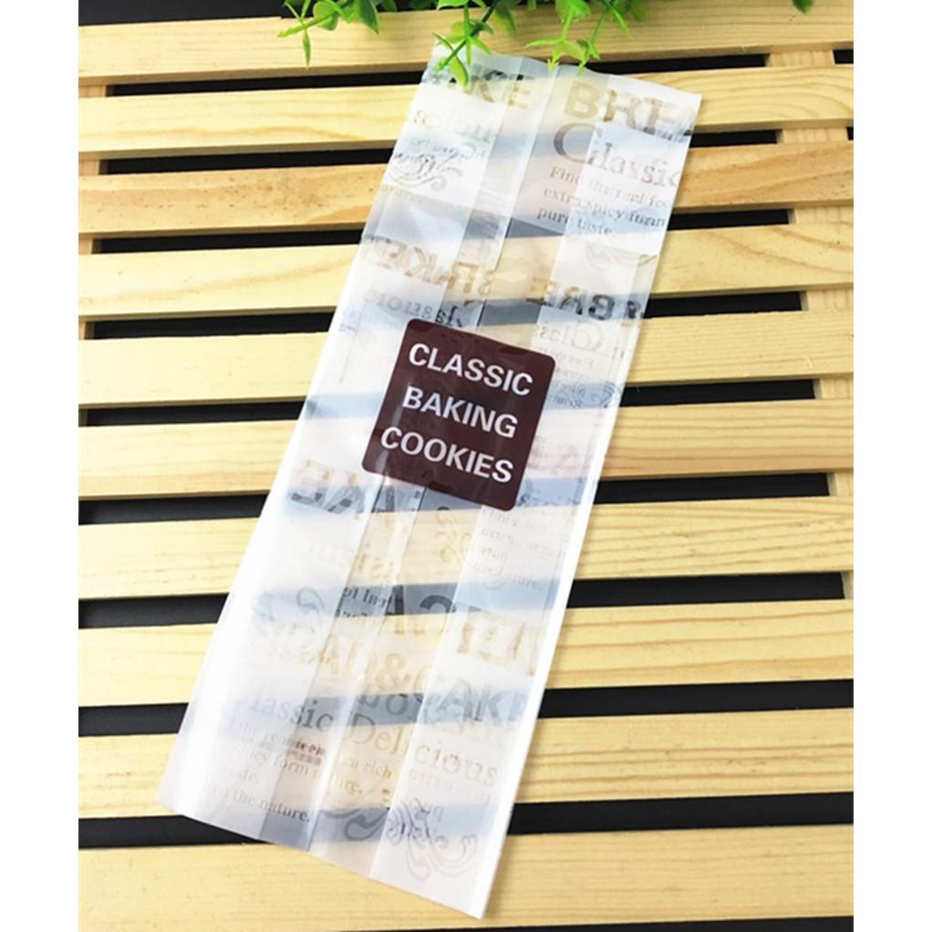 Amy烘焙網:50入/25x9cm加厚立體側邊複合式蛋糕餅乾封口袋/食品熱封袋/麵包包裝袋/月餅封口袋/雪花酥包裝袋