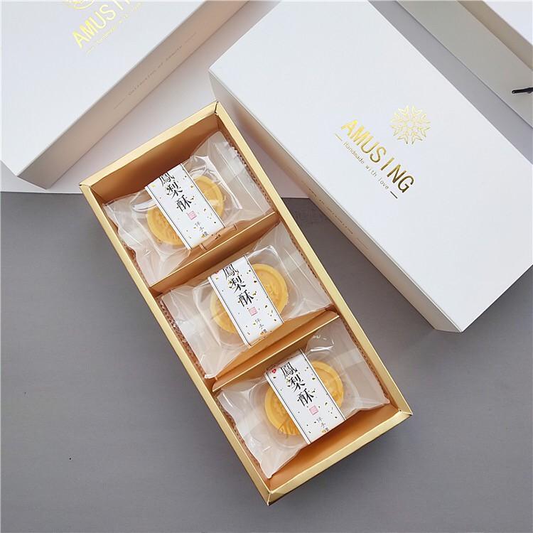 Amy烘焙網:5入盒加袋/奢華高檔日式招財貓4面燙金餅乾禮盒/牛扎餅禮盒/鳳梨酥包裝盒/附金格板