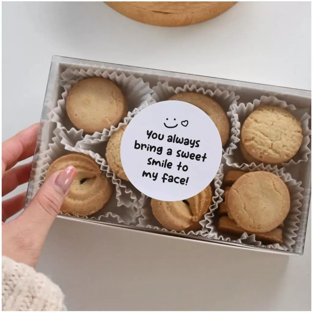 Amy烘焙網:北歐風簡約封口貼/長方形圓形封口貼/禮盒餅乾袋封口貼/禮品封口貼