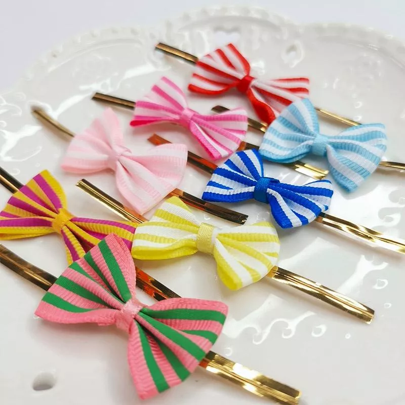 Amy烘培網：混色50入/韓版螺紋緞帶蝴蝶結札絲/棒棒糖封口扎絲/土司包裝封口鐵線扎絲/蝴蝶結喜糖扎絲