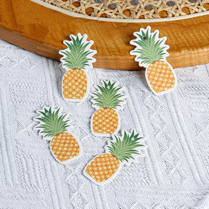 Amy烘焙網:20入/鳳梨酥裝飾吊牌/鳳梨酥標籤吊卡/鳳梨酥吊牌/鳳梨酥紙盒裝飾