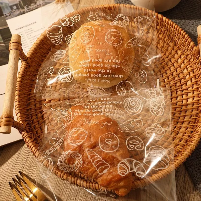 Amy烘焙網:100入/甜甜圈麵包包裝自黏袋/貝果自黏袋/歐包自黏袋/麵包自黏袋/餐包自黏袋