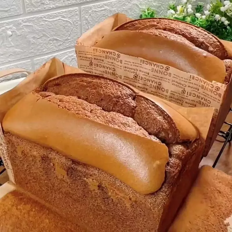 Amy烘焙網:20入/450克蛋糕吐司圍邊紙/古早味蛋糕/金枕蛋糕紙模/蛋糕吐司紙/12兩土司蛋糕紙