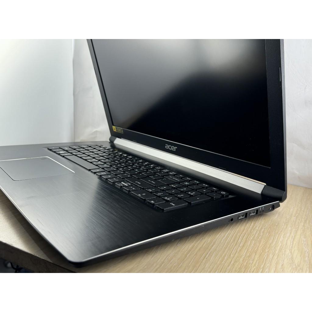 Z57 UZ3C二手筆電 ACER A717-72G i5八代八核4G/2G獨顯/12G/固態256G+1T/17吋電競