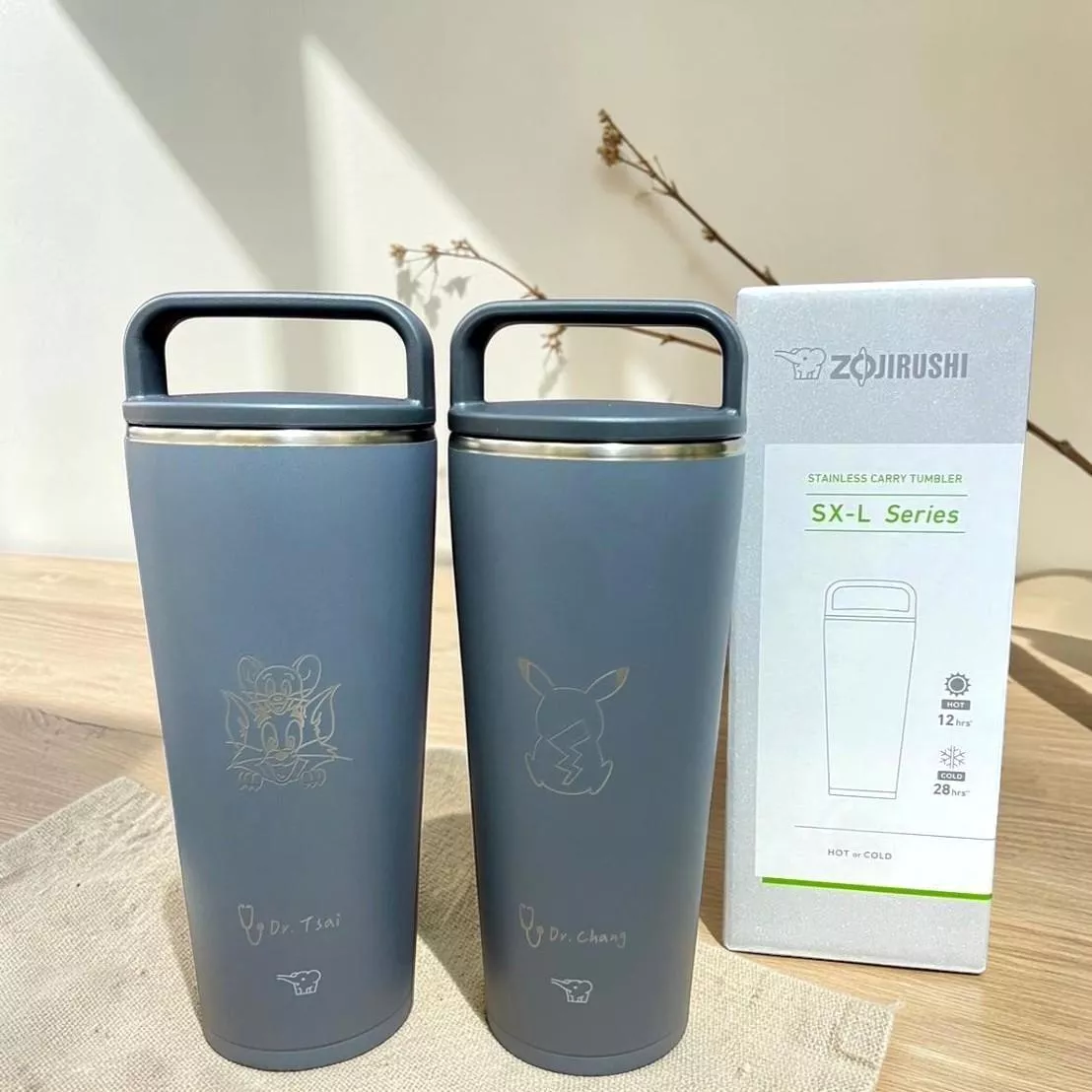 刻字 象印提把保溫杯 客製保溫瓶 720ml