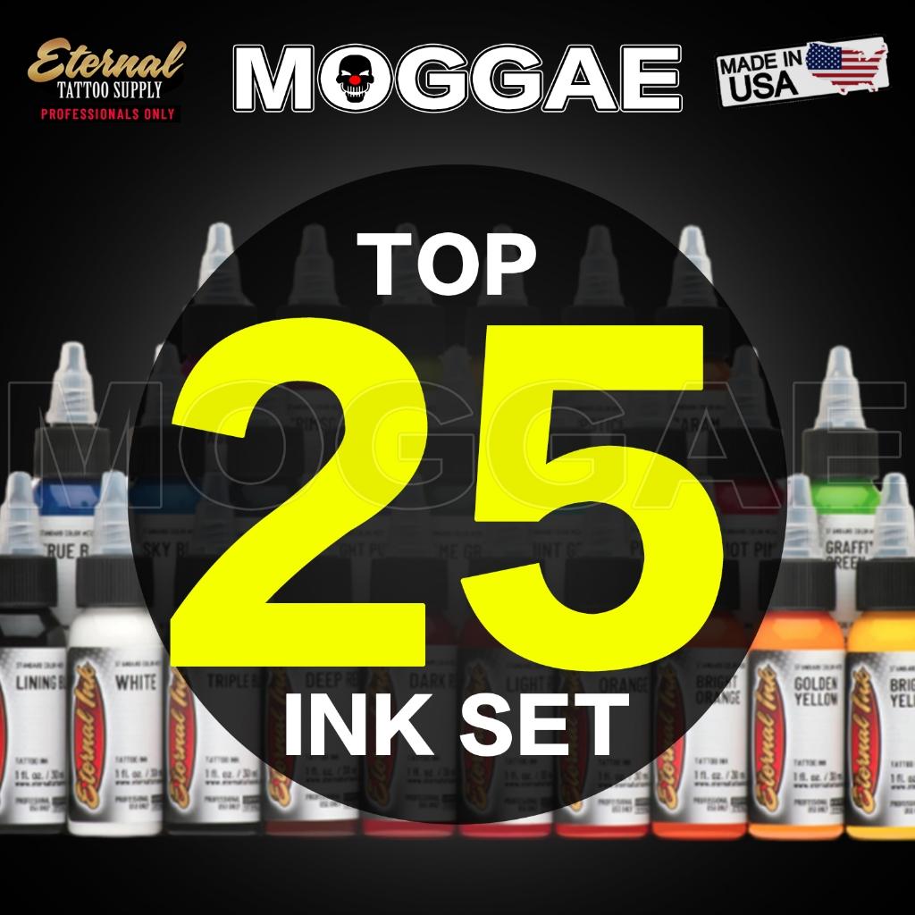 TOP 25色套裝#15~30ml🇺🇸美國原廠進口Eternal伊特諾紋身色料 飽和上色乳紋繡墨水器材