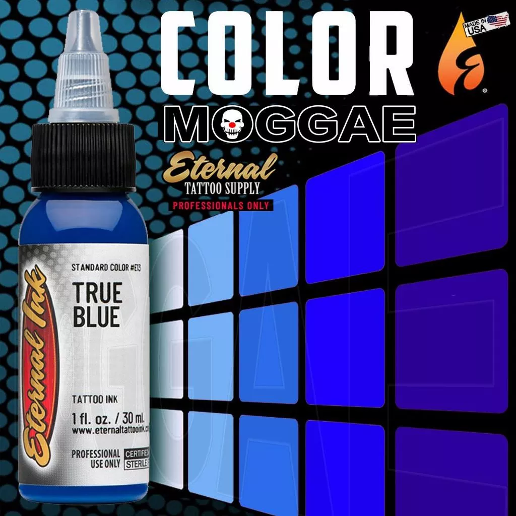 藍色30/60ml🇺🇸美國Eternal紋身色料⚠️專業師傅請進！原廠進口伊特諾色料 紋身顏料 刺青墨水色乳紋綉 依特諾