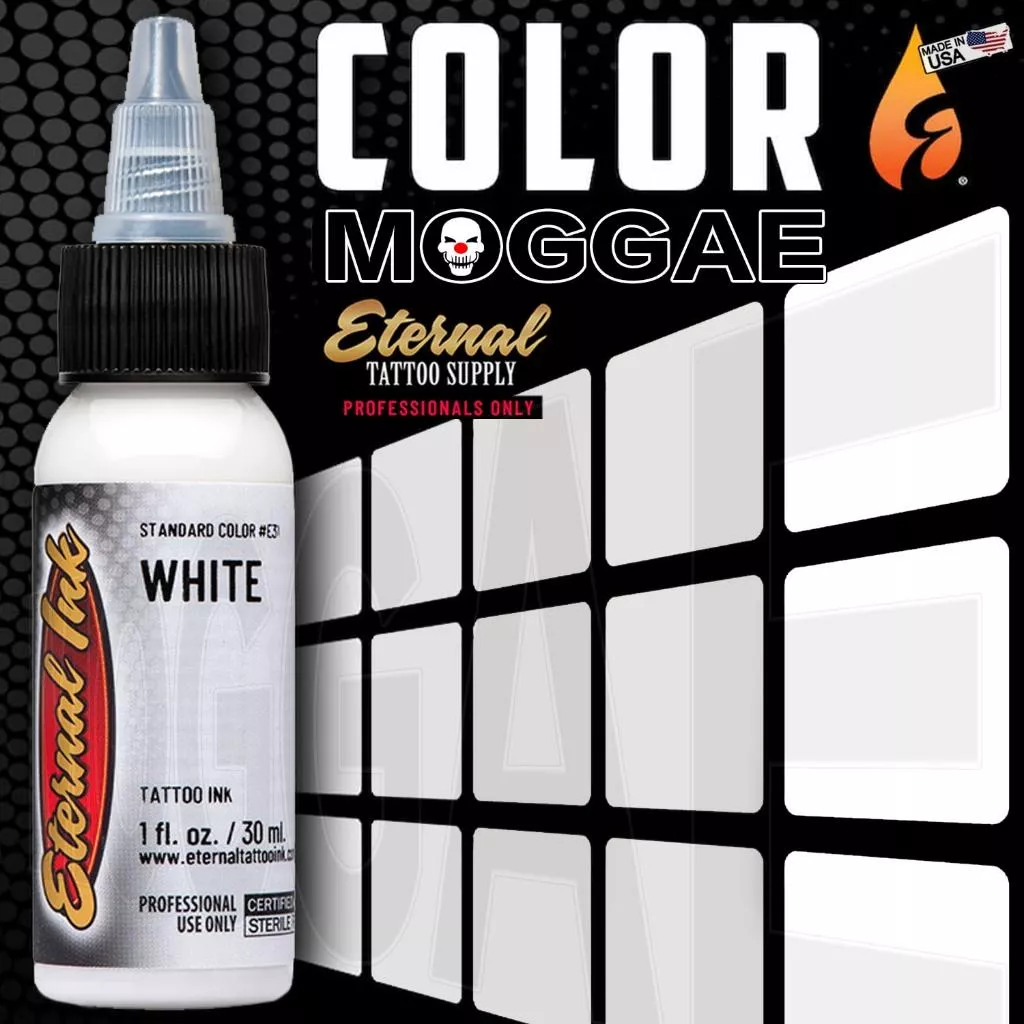 白色30/60ml🇺🇸美國Eternal紋身色料⚠️專業師傅請進！原廠進口伊特諾色料 紋身顏料 刺青顏料 刺青色乳 紋綉