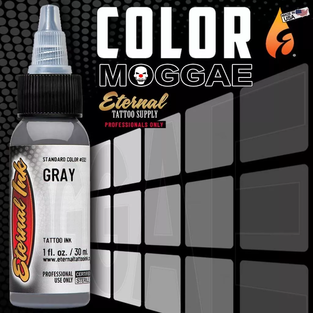 灰色30ML🇺🇸美國Eternal紋身色料⚠️專業師傅請進！原廠進口伊特諾色料 紋身顏料 刺青顏料色乳紋綉 依特諾
