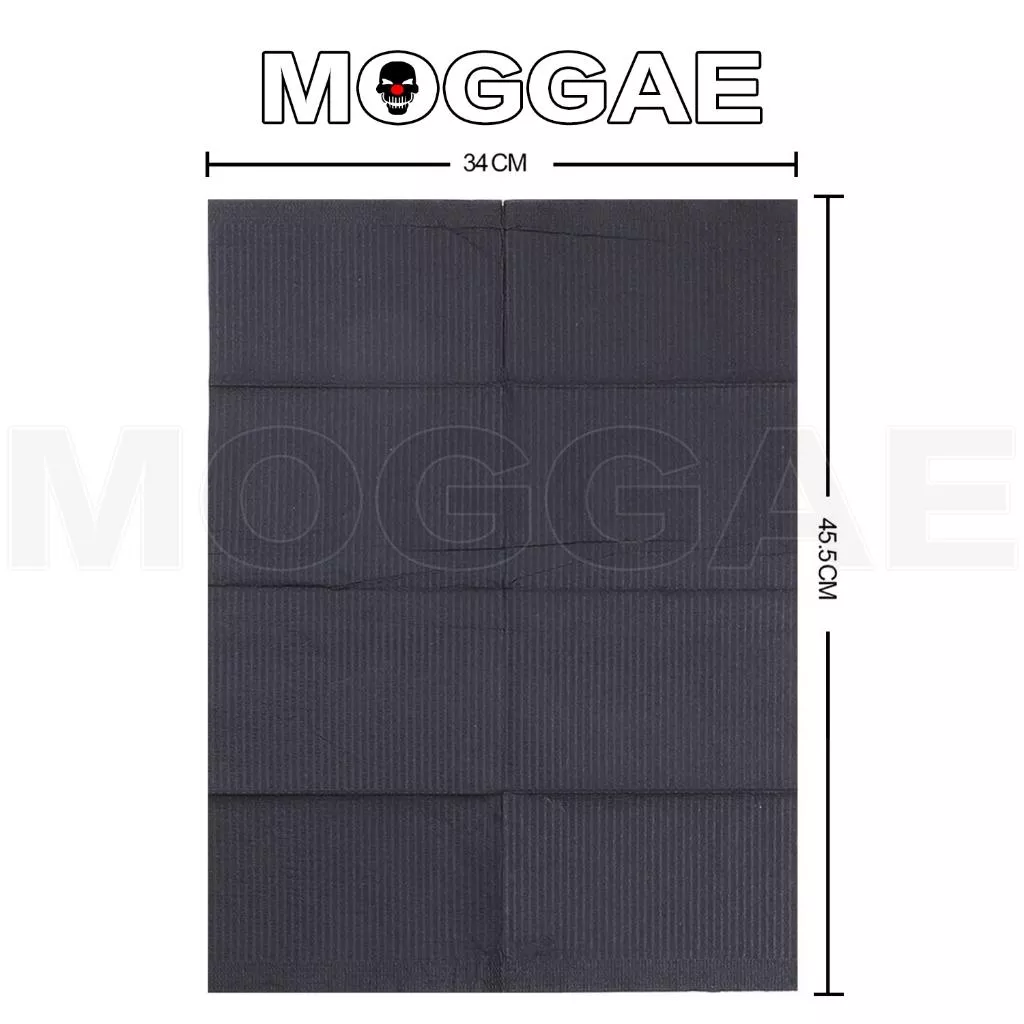 黑色工作台墊#1包125張 一次性紋身防水防油美容保潔墊 美甲單墊 紋繡桌墊清潔色料吸水 牙醫MOGGAE魔鬼刺青顏料