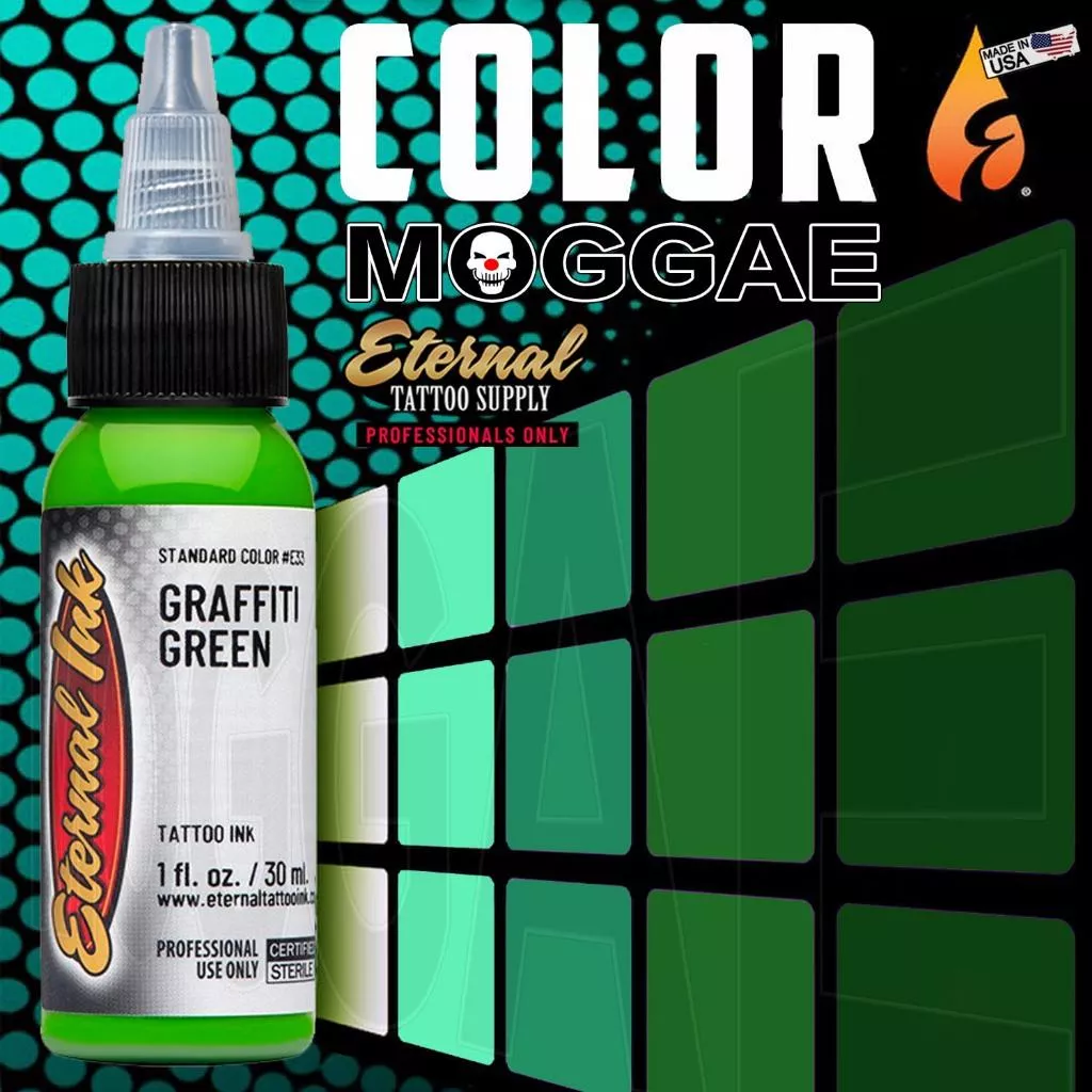 綠色30ML🇺🇸美國Eternal紋身色料⚠️專業師傅請進！原廠進口伊特諾色料 紋身顏料 刺青顏料色乳紋綉 依特諾 紋繡