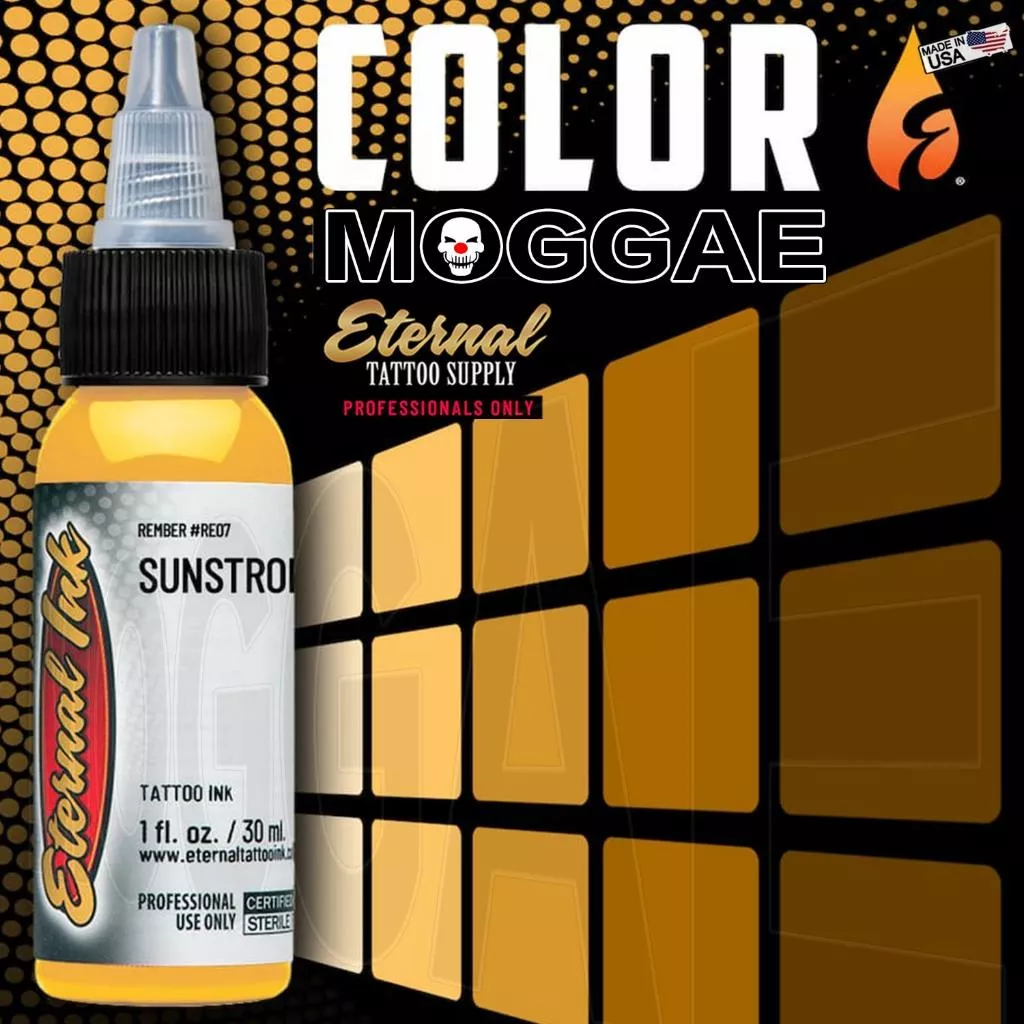 黃色30ML🇺🇸美國Eternal紋身色料⚠️專業師傅請進！原廠進口伊特諾色料 紋身顏料 刺青色乳紋綉墨水 依特諾 紋繡
