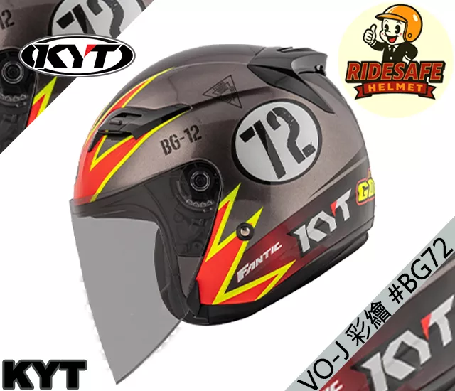 KYT VO-J 彩繪 #BG72 3/4罩安全帽