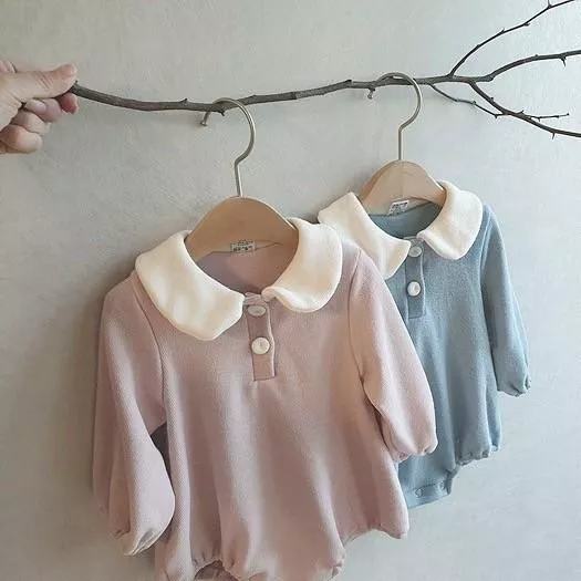 CN｜現貨｜娃娃領包屁衣+髮帶