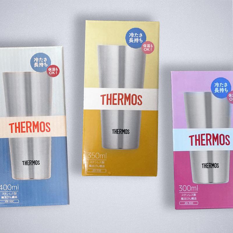 THERMOS 不銹鋼 真空斷熱 保溫杯 保冷杯 JDI-300/350/400