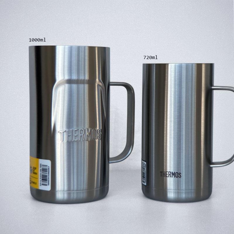 THERMOS 真空斷熱不鏽鋼杯 保冷保溫杯 馬克杯 啤酒杯 600ml/720ml/1000ml