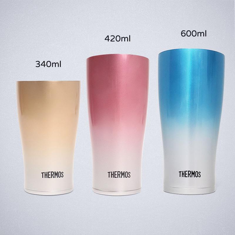 THERMOS 真空斷熱不鏽鋼杯 保冷保溫杯 JDE-341C JDE-421C JDE-601C