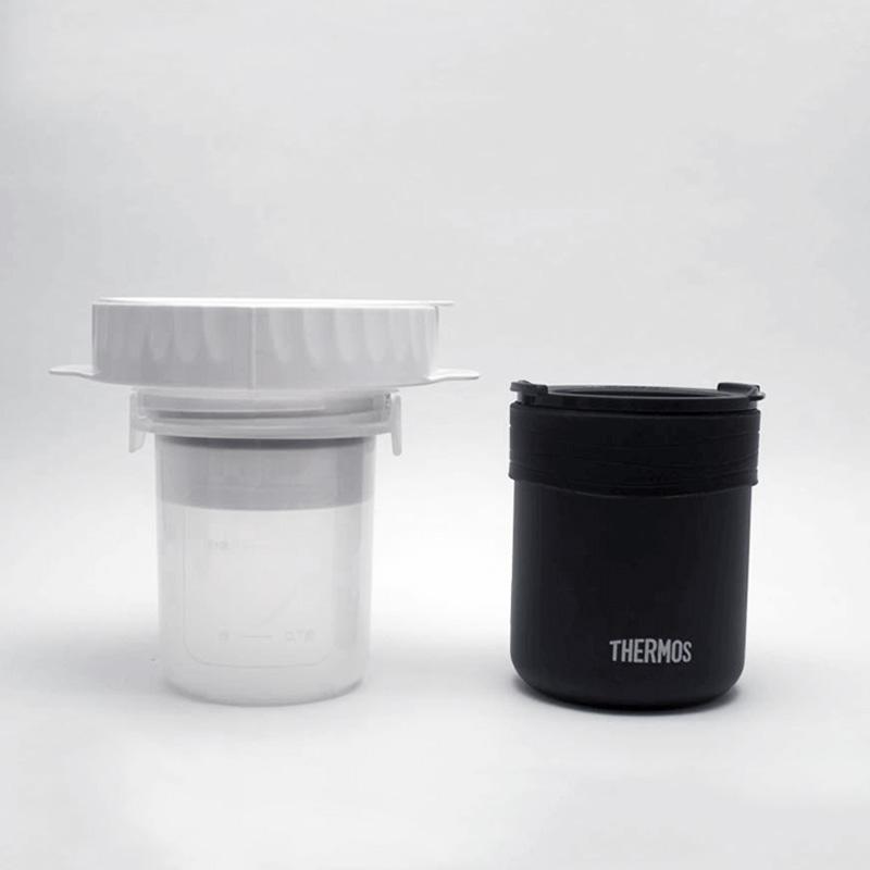 THERMOS 微波 保溫 一人份炊飯器 煮飯器 便當罐 0.7合 JBS-360