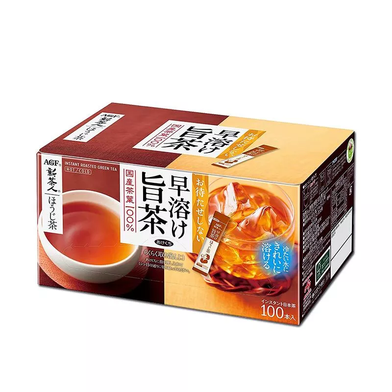 AGF 新茶人 焙茶 100入 無糖隨身包 100入